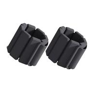 Silicone Weighted Bracelet 1 Pair Weight Bracelet Wrist Weights Ankle Adjustable Weighted Women Men For Gym Workout, Running, Yoga for Women and Man(Black,1pair-2pc-450g)