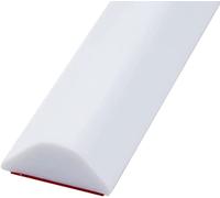 Silicone Wet Room Floor Barrier Shower Threshold Water Dam, Shower Threshold Water Barrier, | Waterproof Self-Adhesive and Bendable Stay Dry Retainer for Wet and Dry Separation (120cm,White)