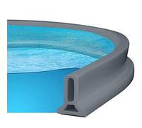 Silicone Wet Room Shower Bathroom Floor Seal Water Flow Stop, Collapsible Shower Threshold Water Dam Shower Barrier, Shower Barrier Perfect for Retention System, Bathroom, Toilet (100 CM,Grey)