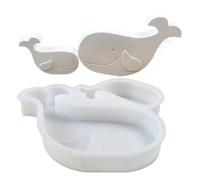 Silicone Whale Mould - Mother Mould, Soap Resin Clay Mould | Handmade Craft Concrete Ornament Design, Plaster Moulds for Creative Projects with Easy Publication