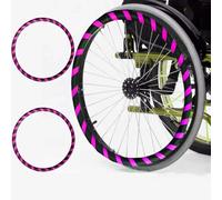 Silicone Wheelchair Push Rim Covers, 1 Pair Silicone Wheelchair Push Rim Covers, 20/22/24 Inch Non-Slip Wear-Resistant Hand Push Cover(B,24in)