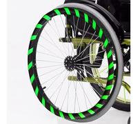 Silicone Wheelchair Push Rim Covers, Non-Slip Wear-Resistant Hand Push Covers for Improved Grip and Traction, Sports Wheelchair Rear Wheel Handle Covers
