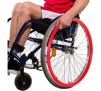 Silicone Wheelchair Push Rim Covers, Wear-Resistant Hand Rim Protectors for Enhanced Grip, Practical Wheelchair Accessories