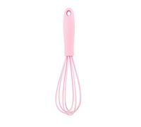 Silicone Whisk Kitchen Utensil Non Scratch Mixer Egg Beater Frothing Pink, 17x4x4 cm