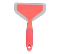 Silicone Wide Spatula, Fried Shovel Wide Spatula Spatula Transparent for Pancakes for Meat for Cooking for Turning Tamagoyaki(Orange Shovel Head)