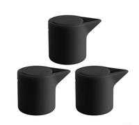 Silicone wine bottle stopper for red wine sealing with airtight cork design to preserve flavor and aroma, and flexible for repeated use in household or bar settings (black)
