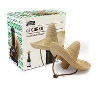 Silicone Wine Stopper/Fun Sombrero Shaped Cap Seals Bottle and Keeps Wine Fresh/Cute Wine Accessories/Fun Kitchen Gadgets/el Corko Bottle Stopper by Monkey Business