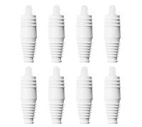 Silicone Wine Stoppers - 8 Pieces Reusable and Soft - Silicone Champagne Bottle Stoppers - for Champagne Drinks Travel Bar Home Dinner Restaurant Kitchen