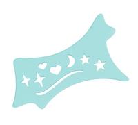 Silicone Wingtip Eyeliner Contour, Eyeshadow, Eyeliner Stencil Pad,Flexible Soft Eyeliner Tool - Precision Beveled Design Eyeliner Reusable Cleaning Cloth for Women