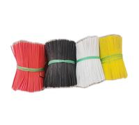 Silicone Wire High Temperature Voltage Cable 30AWG Electronic Connecting Tin On Both Ends OD 1mm Welding(Wit,1000pcs 30mm)