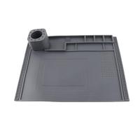 Silicone Work Mat High Temperature Resistant Heat Insulation Soldering Repair Mat for Electronics Maintenance 40x30cm Antistatic Durable Large Size Silicone Material (Grey)