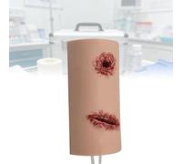Silicone Wound Packing Trainer for Hemorrhage Control - Stop Bleeding Training Model with Suturing Exercise Surface - Essential for Medical, Military & First Aid Course Teaching