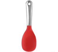 Silicone Wrapped Rice Spoon with Internal Stainless Steel Support for Reliable Stirring Serving and Heat Exposure Up to 260 C (A)