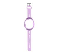 Silicone Wrist Band Compatible for Tamagotchi Uni (2023), Pet Game Console Watch Strap Gaming Watchband Wristband Bracelet Chain(Band Only) (Purple)