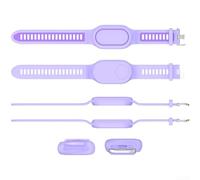 Silicone Wristband Anchor for For SAMSUNG For GALAXY SmartTag 2 Built with Waterproof Layer and Structural Reinforcement (Purple (Q116))
