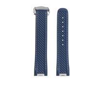 Silicone wristband Compatible With Omega Seamaster 300 AT150 Gold Needle Captain World Time Superstar Space Watch Band watch strap(Blue silver)