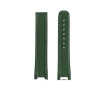 Silicone wristband Compatible With Omega Seamaster 300 AT150 Gold Needle Captain World Time Superstar Space Watch Band watch strap(Green NO)
