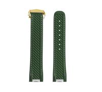 Silicone wristband Compatible With Omega Seamaster 300 AT150 Gold Needle Captain World Time Superstar Space Watch Band watch strap(Green gold)