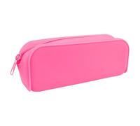 Silicone Zip Pencil Bag, Silicone Make-Up Bag, Aesthetic Storage Case Holder - Multifunctional Zipper - Stationery - Storage Bag for Women, Students, Children, pink, see description, See description