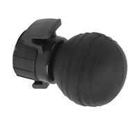 SiliconeProof Carbonated Drink Air Pump Lid Fizz Keeper Stopper (Black)