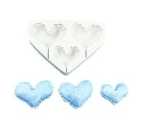 Silicones Bakings Molds Set with Laces Star Heart Clouds Shapess for Cake Chocolate Jellys Making Portable Silicones Molds for Cakes