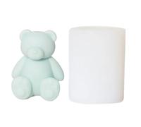Silicones Bear Shape Mold for Handcrafted Scented Soap Decorative Art Projects Perfect for Home Decors Or Gifting Detailed Bear Shape Silicones Mold