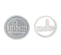 Silicones Mold for Crafting Round Lighthouse Sea Gull Hanging Pendants Ornament Resins Casting Mold for Home Decors Sea Gull Hanging Ornament