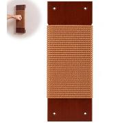 SiliFine 14.5" x 5" Wall Mount Makiwara, Solid Beech Wood Punching Board, Pre-drilled Holes for Easy Wall Mount, Martial Arts Training Equipment, Home Gym Garage Dorm (Brown)