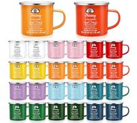 SiliFine 24 Pcs Nurse Appreciation Gifts 2026 Nurse Appreciation Cup Bulk 12 oz Enamel Nursing Coffee Mugs with Handle for Nurse's Day Women Doctor Assistant Graduation Rn Thank You W ift