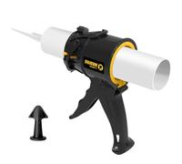 SILIGUN Caulking Gun - Anti Drip Extreme-Duty Caulking Gun - Patented New and Innovative Design - Lightweight ABS Frame - for The Smallest to The Largest Jobs (SILIGUN Nozzle Kit)
