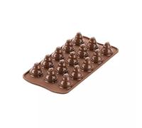 silikomart | 3D Tree Choc Silicone Chocolate Mold, Non-Stick, 11 Chocolates, Pack of 4 Molds, Easy Choc, Ø 130 mm, h 172 mm, Volume 96 ml, Made in Italy
