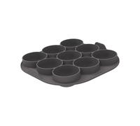 Silikomart | 70.193.55.0065 Silfry Egg Silicone Mould with 9 Cavities is Perfect for Cooking Eggs with air Fryer - 215 x 215 h 36 mm. ø58 h 34 mm