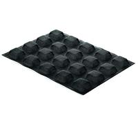silikomart 70.517.20.0065 Micro-Perforated Silicone Forms, Black