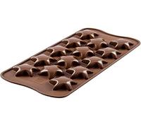 Silikomart 8051085278800 Easy Choc Chocolate Mould-Starfish, Silicone, Brown