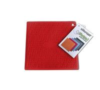 SILIKOMART - ACC074 Presi - Textured Silicone Pot Holder Presí, Red, Red