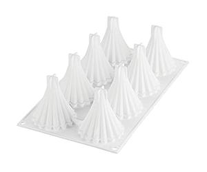 Silikomart Astro 95 Silicone Mold with 8 Cavities, Each 2.63 Inch Diameter x 3.12 Inch High