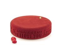 silikomart | Endless Love Silicone Mold, Non-Stick, Pack of 4 Molds, 3D Design, Ø 190 h 55 mm, Volume 1.5 L, Made in Italy