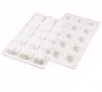 Silikomart "Gem 30" Silicone Mold with 15 Cavities, Each 1.57 Inch x 1.57 Inch x 0.90 Inch High