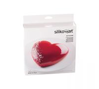 Silikomart Heart-shaped Silicone Mold 20.5 x 19.8 H 6.3 cm