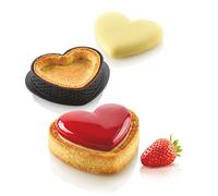 Silikomart - KIT Mini TARTE Petit Amour - STAMPO in Silicone + 8 ANELLI