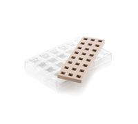 Silikomart - KIT Quadro 01 - CH015 TRITAN Mould 25 X 25 H 15 MM + ICH015 Silicon Mould N. 24