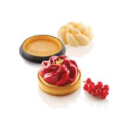 Silikomart Kit Tarte Fleur Diameter 8 CM Silicone Mold +6 Anelli Non-Stick