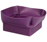 Silikomart | Lily 04 Multi-Purpose Silicone Basket, Purple Color, Dimensions 240 x 240 mm h100 mm, Made in Italy