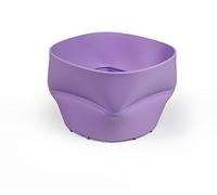 Silikomart | Lily 05 Multi-Purpose Silicone Basket, Purple Color, Dimensions 200 x 200 mm h130 mm, Made in Italy