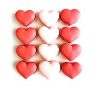 silikomart - MAC03 Heart - Silicone mat n.42 Macaron 38x35 300x400 mm