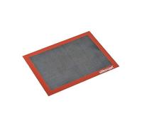 silikomart Baking Mats & Sheets, Silicone, Brick Red/Black, 40 x 30 cm
