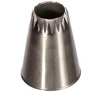 Silikomart | Mini Religieuse Tube 02, Stainless Steel Nozzle for Sac a Poche, Religieuse Decoration Hole, Ø 18 mm