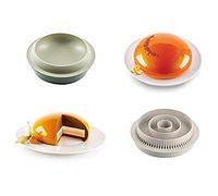 silikomart | Modern Cake Silicone Set GOCCIA + MULTI-INSERT ROUND, Non-stick, Pack of 2 Multipurpose Cake Moulds, Made in Italy