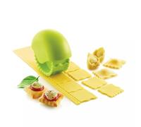 Silikomart | Pack of 4 Snack'n'Roll Cutter Roller for Pasta and Snacks, Green, Size 110 x 97 h 78 mm, Made in Italy