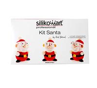 Silikomart Professional Santa Kit - Set of 6 Thermoformed Moulds for Christmas Chocolate